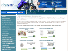 Tablet Screenshot of cleanzone.cz